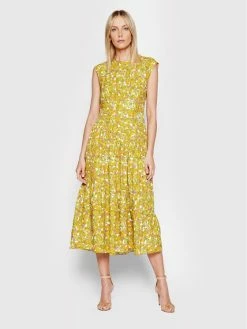 Φτηνός ❤️ Ted Baker Γυναίκες Καθημερινά Φορέματα Φόρεμα καθημερινό Oleysa 259792 Κίτρινο Regular Fit 🔥