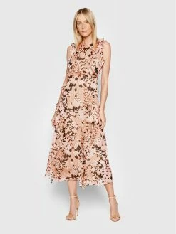 Νέος 😀 Ted Baker Γυναίκες Καλοκαιρινά Φορέματα Φόρεμα καλοκαιρινό Kayleih 261059 Ροζ Regular Fit Μπεζ ✔️ -Ted Baker Sales unnamed file 1187