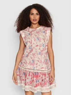 ΧΟΝΔΡΙΚΟ ΕΜΠΟΡΙΟ 😉 Ted Baker Γυναίκες T-shirts T-Shirt Kashaa 259695 Ροζ Boxy Fit 💯