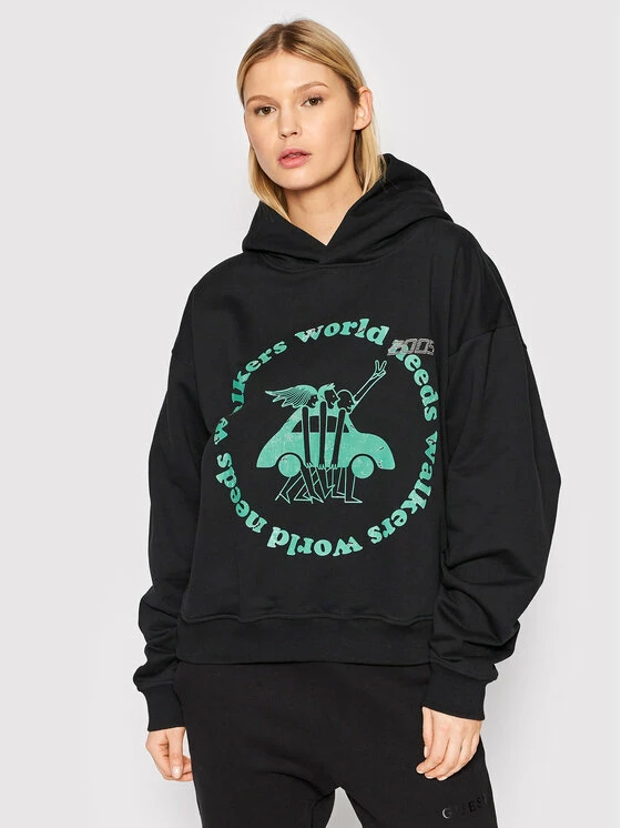 Flash Sale 😍 2005 Μπλούζες Χωρίς Φερμουάρ Μπλούζα Unisex World Nees Walkers Μαύρο Regular Fit ⌛ 5 Flash Sale 😍 2005 Μπλούζες Χωρίς Φερμουάρ Μπλούζα Unisex World Nees Walkers Μαύρο Regular Fit ⌛ - Image 3