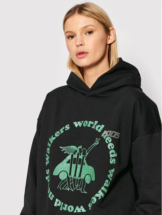 Flash Sale 😍 2005 Μπλούζες Χωρίς Φερμουάρ Μπλούζα Unisex World Nees Walkers Μαύρο Regular Fit ⌛ 7 Flash Sale 😍 2005 Μπλούζες Χωρίς Φερμουάρ Μπλούζα Unisex World Nees Walkers Μαύρο Regular Fit ⌛ - Image 5