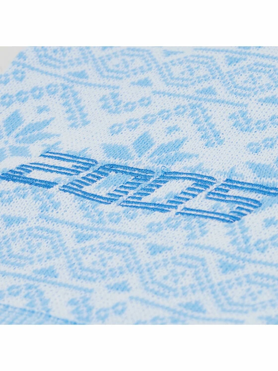 Καλύτερη πώληση ✔️ 2005 Καπέλα, σκούφοι, κασκόλ, γάντια Πασμίνα Folkcore Scarf Μπλε ⌛ 6 Καλύτερη πώληση ✔️ 2005 Καπέλα, σκούφοι, κασκόλ, γάντια Πασμίνα Folkcore Scarf Μπλε ⌛ - Image 4