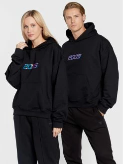 Φτηνός 🛒 2005 Μπλούζες Χωρίς Φερμουάρ Μπλούζα Unisex Holo Μαύρο Relaxed Fit 😉