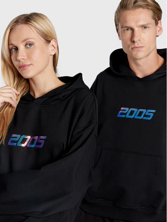 Φτηνός 🛒 2005 Μπλούζες Χωρίς Φερμουάρ Μπλούζα Unisex Holo Μαύρο Relaxed Fit 😉 6 Φτηνός 🛒 2005 Μπλούζες Χωρίς Φερμουάρ Μπλούζα Unisex Holo Μαύρο Relaxed Fit 😉 - Image 4