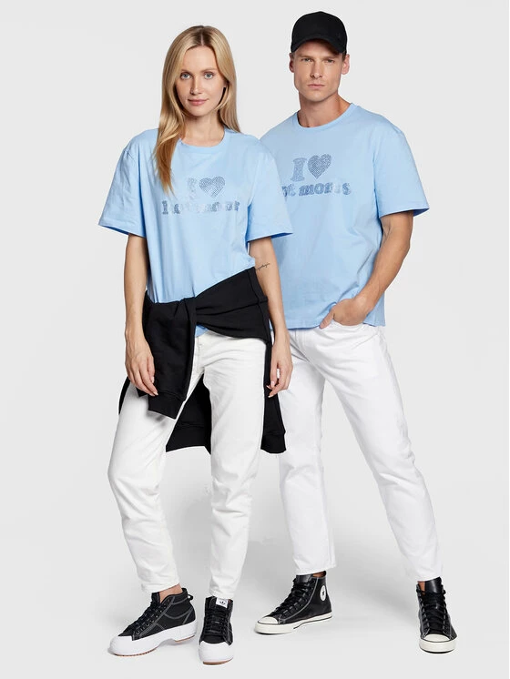 Νέος ⌛ 2005 Γυναίκες T-shirts T-Shirt Unisex Hot Moms Μπλε Relaxed Fit ✔️ 4 Νέος ⌛ 2005 Γυναίκες T-shirts T-Shirt Unisex Hot Moms Μπλε Relaxed Fit ✔️ - Image 2