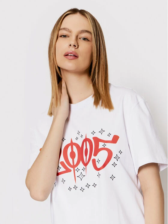 Εξοδος 😍 2005 Γυναίκες T-shirts T-Shirt Unisex Variation Λευκό Regular Fit 😉 8 Εξοδος 😍 2005 Γυναίκες T-shirts T-Shirt Unisex Variation Λευκό Regular Fit 😉 - Image 6