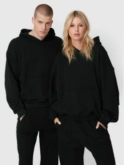 Best Pirce 🤩 Μπλούζες Χωρίς Φερμουάρ Μπλούζα Unisex 2005 X Leeves „Panel” Μαύρο Relaxed Fit 👍