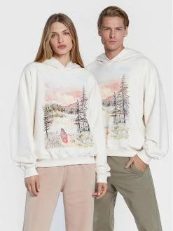 Καλύτερη πώληση ⭐ Μπλούζες Χωρίς Φερμουάρ Μπλούζα Unisex 2005 X Leeves „Good Morning” Μπεζ Relaxed Fit 🔔