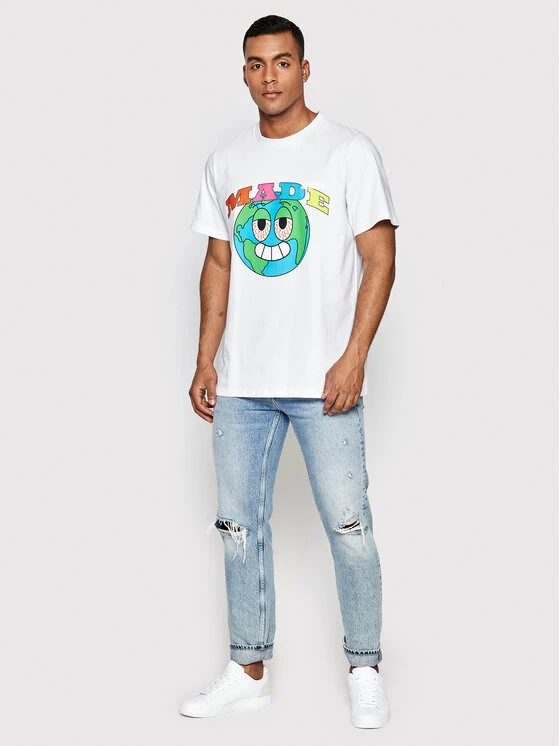 Πολύ καλή προσφορά 🧨 2005 Γυναίκες T-shirts T-Shirt Unisex Made Λευκό Regular Fit ⌛ 4 Πολύ καλή προσφορά 🧨 2005 Γυναίκες T-shirts T-Shirt Unisex Made Λευκό Regular Fit ⌛ - Image 2