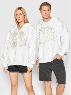 Φτηνός 🔔 2005 Μπλούζες Με Κουκούλα Μπλούζα Unisex Owczarek Λευκό Regular Fit 😉