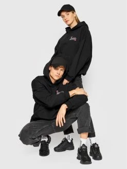 Νέος 🎁 2005 Μπλούζες Χωρίς Φερμουάρ Μπλούζα Unisex Valentine Μαύρο Relaxed Fit 🛒