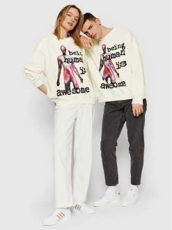 Η καλύτερη συμφωνία 👍 2005 Μπλούζες Χωρίς Φερμουάρ Μπλούζα Unisex Human Being Μπεζ Regular Fit ✨