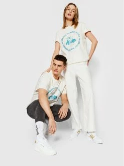 Προώθηση 🔥 2005 Γυναίκες T-shirts T-Shirt Unisex Wnw Μπεζ Regular Fit 😉