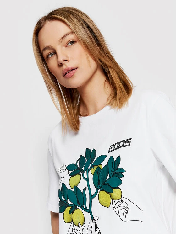 Αγορά 🧨 2005 Γυναίκες T-shirts T-Shirt Unisex Lemon Tree Λευκό Regular Fit 🥰 7 Αγορά 🧨 2005 Γυναίκες T-shirts T-Shirt Unisex Lemon Tree Λευκό Regular Fit 🥰 - Image 5