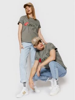 Πολύ καλή προσφορά 🌟 2005 Γυναίκες T-shirts T-Shirt Unisex Dalia Πράσινο Relaxed Fit 😀