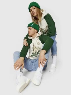 Αγορά ⭐ 2005 Μπλούζες Χωρίς Φερμουάρ Μπλούζα Unisex College Bloom Πράσινο Regular Fit 🔔