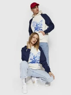 Προϋπολογισμός 🌟 2005 Μπλούζες Χωρίς Φερμουάρ Μπλούζα Unisex College Bloom Μπεζ Regular Fit 🛒