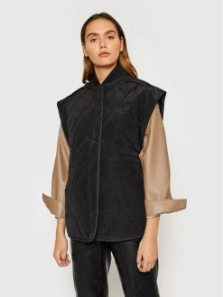 Ολοκαίνουργιο ✔️ Ted Baker Γυναίκες Γιλέκα Γιλέκο Ariez 258323 Μαύρο Relaxed Fit 🔔