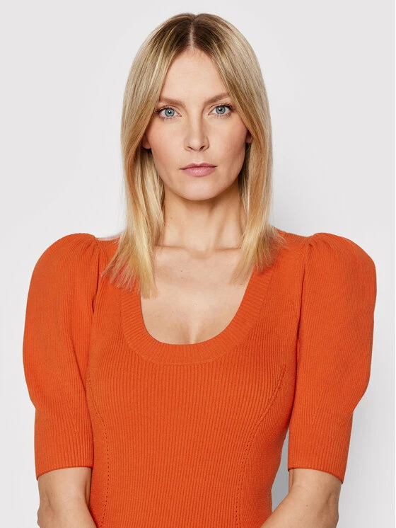 Συμφωνίες 🎉 Ted Baker Γυναίκες Πλεκτά Φορέματα Φόρεμα υφασμάτινο Bodycon 255616 Πορτοκαλί Slim Fit ✨ 6 Συμφωνίες 🎉 Ted Baker Γυναίκες Πλεκτά Φορέματα Φόρεμα υφασμάτινο Bodycon 255616 Πορτοκαλί Slim Fit ✨ - Image 4