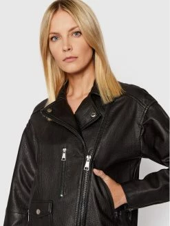 Προϋπολογισμός 😀 Ted Baker Γυναίκες Δερμάτινα Μπουφάν Μπουφάν δερμάτινο Tiano 258513 Μαύρο Oversize 🎁 -Ted Baker Sales unnamed file 407