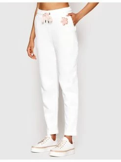 Εξοδος 😀 Ted Baker Γυναίκες Παντελόνια Φόρμας Παντελόνι φόρμας Dorrine 259742 Λευκό Regular Fit ❤️