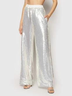 Best Pirce 🔥 Ted Baker Γυναίκες Υφασμάτινα Παντελόνια Παντελόνι υφασμάτινο Opalan 257028 Λευκό Relaxed Fit ❤️