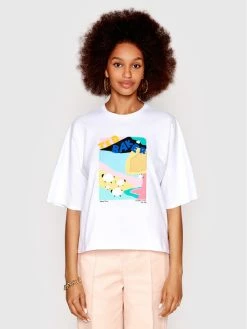 Αγορά 😉 Ted Baker Γυναίκες T-shirts T-Shirt Tuliipp 259683 Λευκό Relaxed Fit 🔥