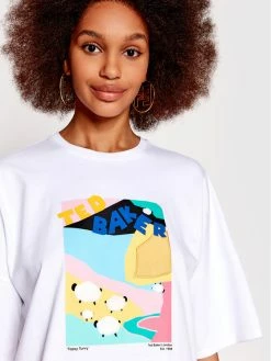 Αγορά 😉 Ted Baker Γυναίκες T-shirts T-Shirt Tuliipp 259683 Λευκό Relaxed Fit 🔥 -Ted Baker Sales unnamed file 468