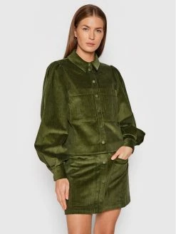 Το φθηνότερο 🎁 Ted Baker Γυναίκες Μεταβατικά Μπουφάν Μπουφάν μεταβατικό Onetaa 254850 Πράσινο Boxy Fit 🔥