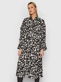 Best Pirce 🥰 Ted Baker Γυναίκες Φορέματα σε Στυλ Πουκάμισο & Σεμιζιέ Φόρεμα πουκάμισο Wilmy 254933 Μαύρο Regular Fit ⭐