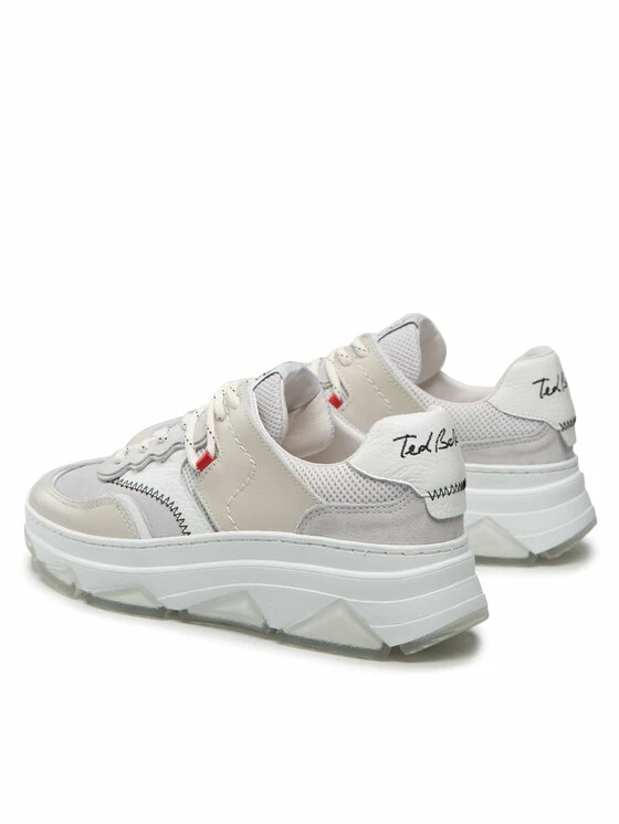 Καλύτερη πώληση ⭐ Ted Baker Γυναίκες Κοντά Αθλητικά Αθλητικά Sabby 263622 Λευκό Μπεζ 😉 5 Καλύτερη πώληση ⭐ Ted Baker Γυναίκες Κοντά Αθλητικά Αθλητικά Sabby 263622 Λευκό Μπεζ 😉 - Image 3